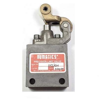 Numatrol Mechanical Valve&lt;BR&gt;0CLA SERIES 3/2 NC SPR RTN 1/4&quot; NPT (ROLLER LEVER)